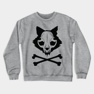 Cat & Cross Bones Crewneck Sweatshirt